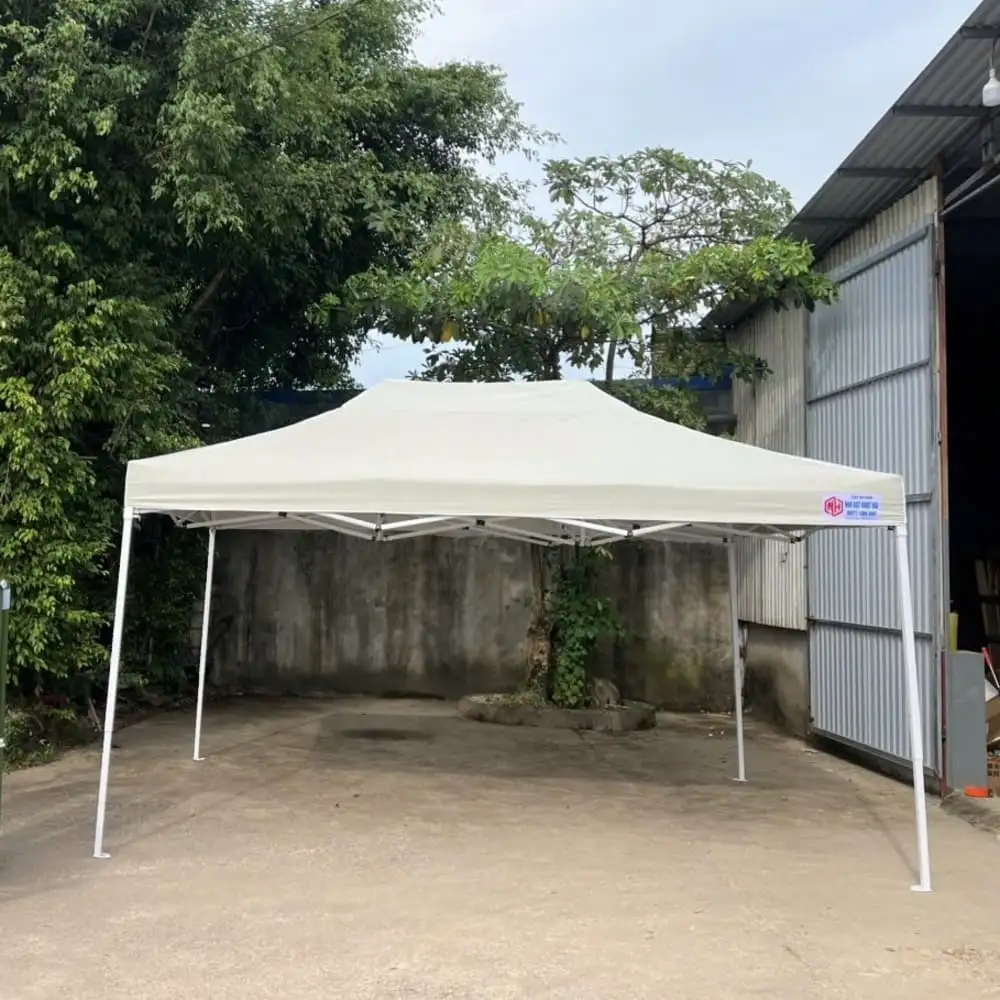Nhà Bạt Di Động 3×4,5m Gấp Gọn (Trụ lục giác)