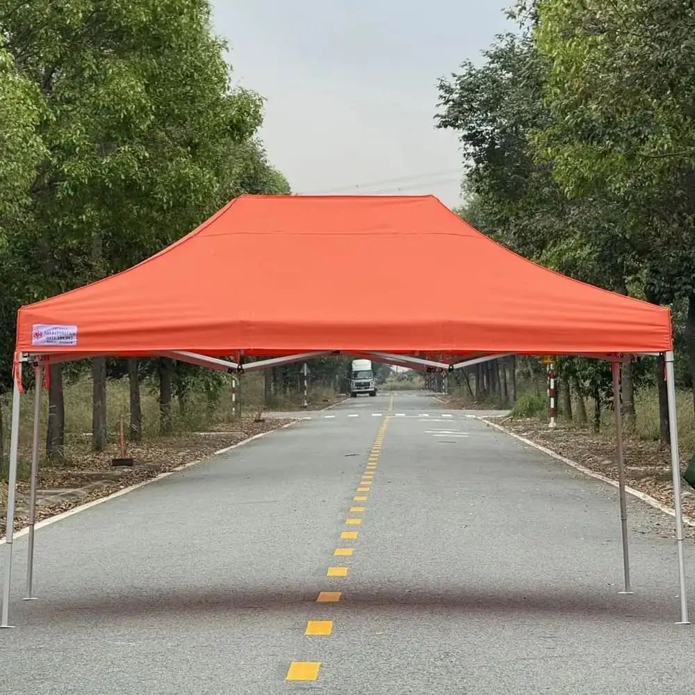 Nhà Bạt Di Động 3×4,5m Gấp Gọn (Trụ lục giác)